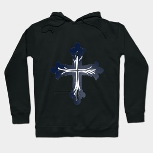 Cross Navy Shadow Silhouette Anime Style Collection No. 212 Hoodie